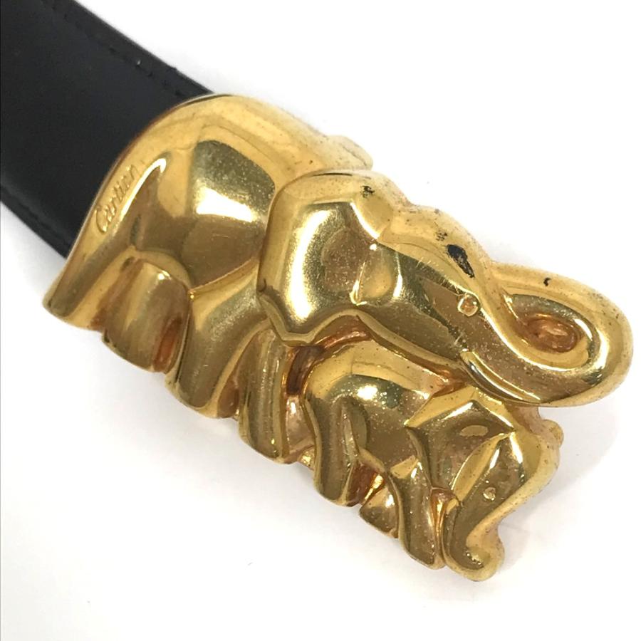 CARTIER カルティエ ファッション小物 エレファント ベルト ブラック レディース【中古】 | Cartier | 03
