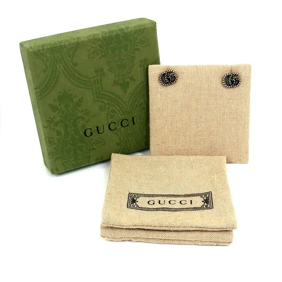 GUCCI グッチ ダブルG アクセサリー ロゴ GG マーモント ピアス シルバー レディース【中古】 | GUCCI | 08