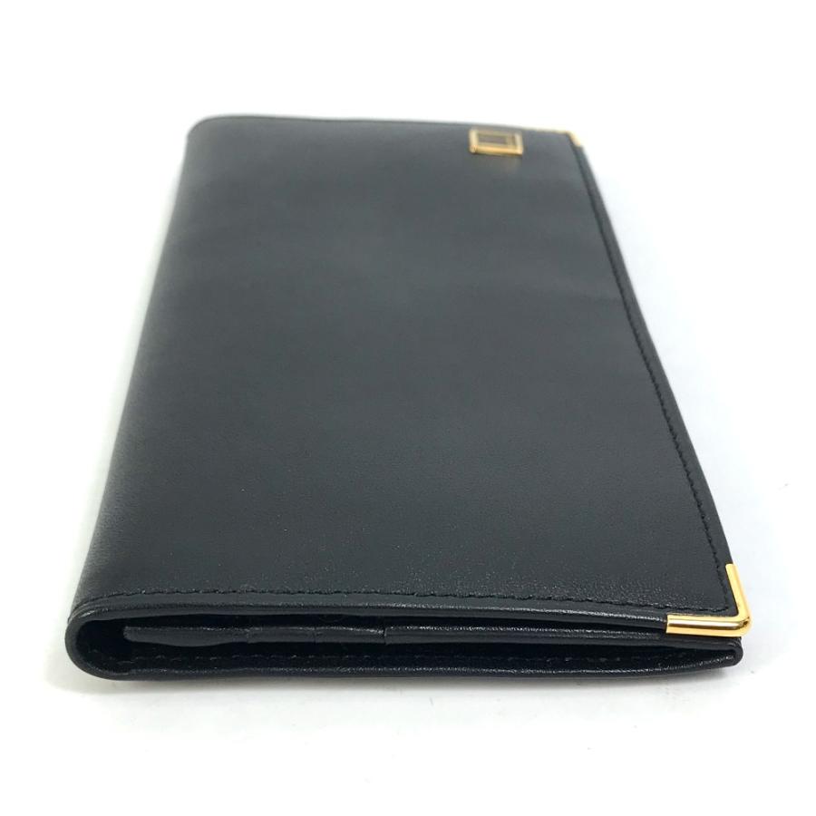 新品同様 Dunhill ダンヒル 2つ折り ロゴ 長財布 ブラック メンズ【中古】 | dunhill | 04
