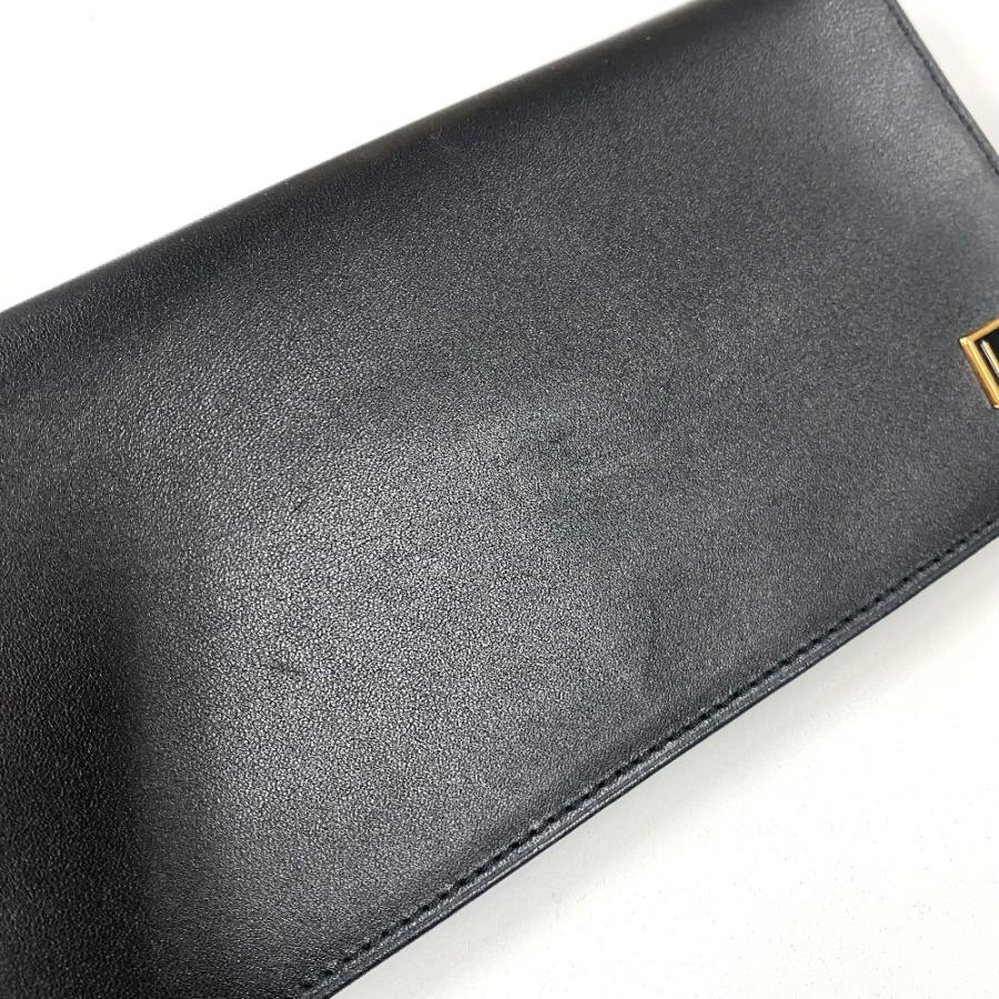 新品同様 Dunhill ダンヒル 2つ折り ロゴ 長財布 ブラック メンズ【中古】 | dunhill | 05