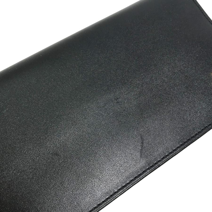 新品同様 Dunhill ダンヒル 2つ折り ロゴ 長財布 ブラック メンズ【中古】 | dunhill | 06