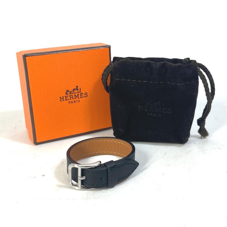 新品同様 HERMES エルメス ベルトモチーフ スカーフリング ブラック レディース【中古】 | HERMES | 05