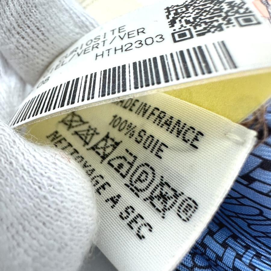 未使用 HERMES エルメス ツイリー オブジェ ドゥ キュリオジテ ファッション小物  スカーフ グリーン レディース【中古】 | HERMES | 04