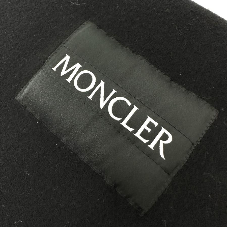 MONCLER モンクレール SCIARPA ロゴ マフラー ブラック レディース【中古】 | MONCLER | 08