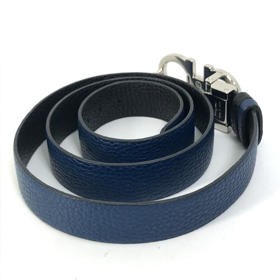 Salvatore Ferragamo サルヴァトーレフェラガモ リバーシブル ファッション小物 ガンチーニ ベルト ネイビー×ブラック レディース【中古】 |  | 02