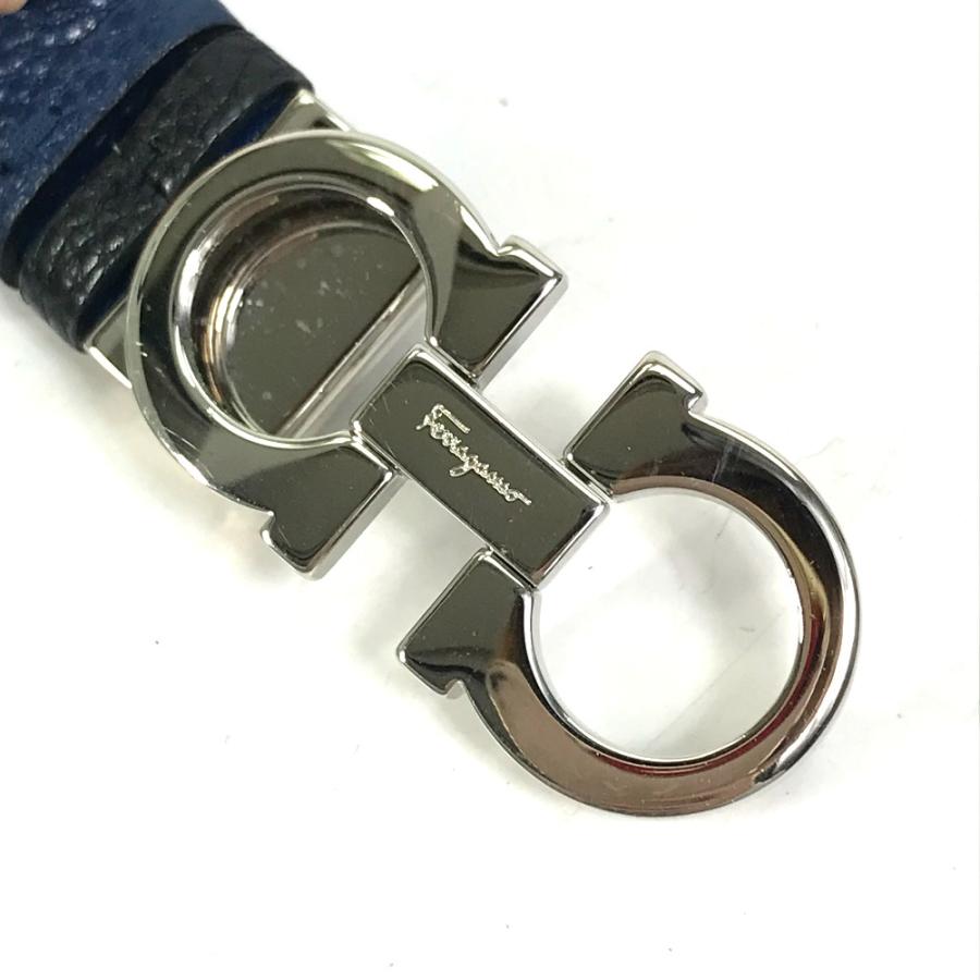 Salvatore Ferragamo サルヴァトーレフェラガモ リバーシブル ファッション小物 ガンチーニ ベルト ネイビー×ブラック レディース【中古】 |  | 07