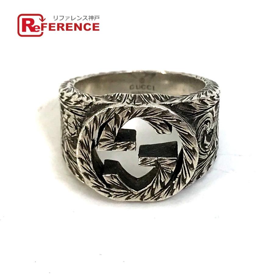 GUCCI グッチ 455302 インターロッキングG アクセサリー リング・指輪 シルバー メンズ【中古】 | GUCCI