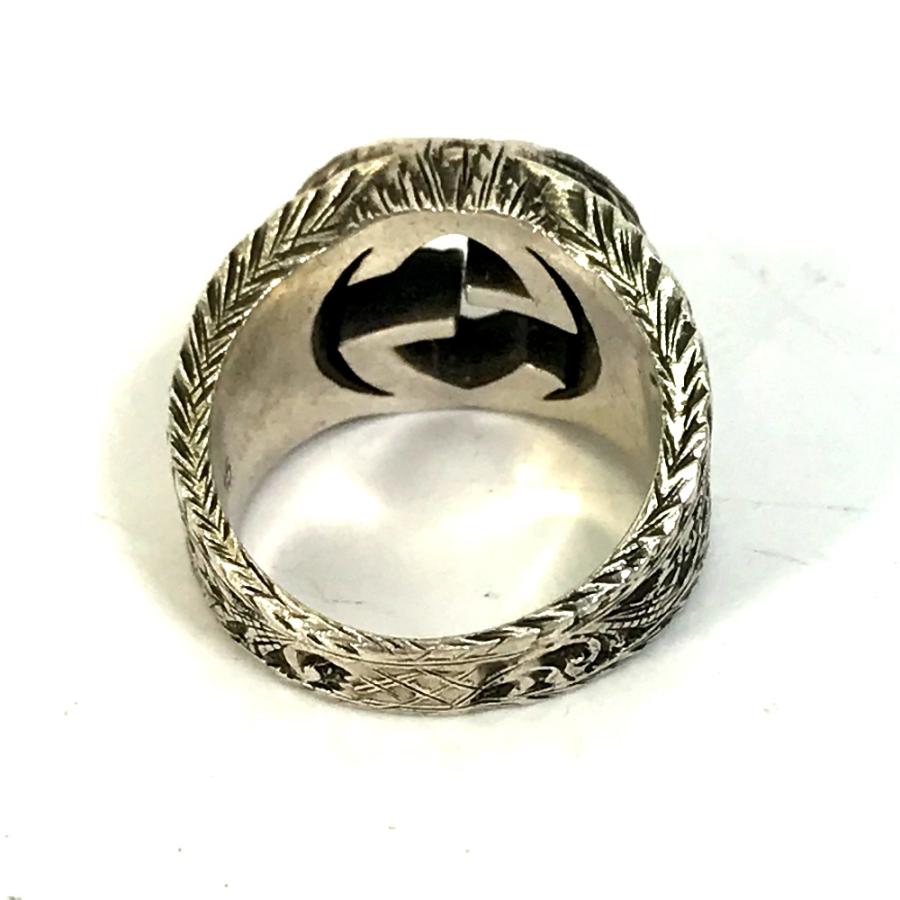 GUCCI グッチ 455302 インターロッキングG アクセサリー リング・指輪 シルバー メンズ【中古】 | GUCCI | 02