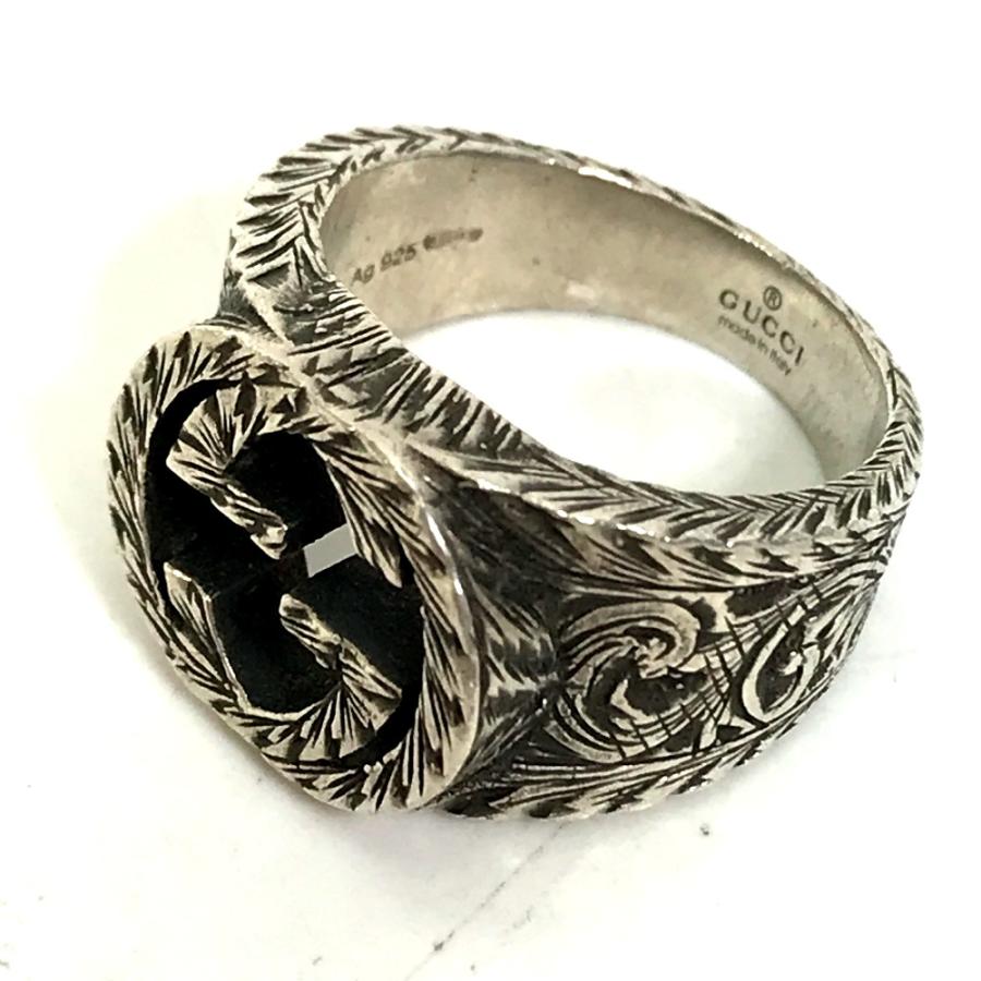 GUCCI グッチ 455302 インターロッキングG アクセサリー リング・指輪 シルバー メンズ【中古】 | GUCCI | 05
