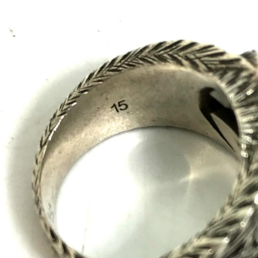 GUCCI グッチ 455302 インターロッキングG アクセサリー リング・指輪 シルバー メンズ【中古】 | GUCCI | 08
