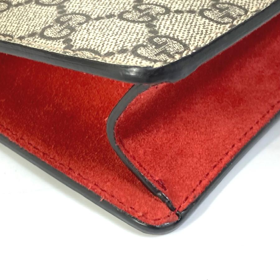 GUCCI グッチ 421970 ディオニュソス チェーン 斜め掛け カバン GG ショルダーバッグ ベージュ レディース【中古】 | GUCCI | 07