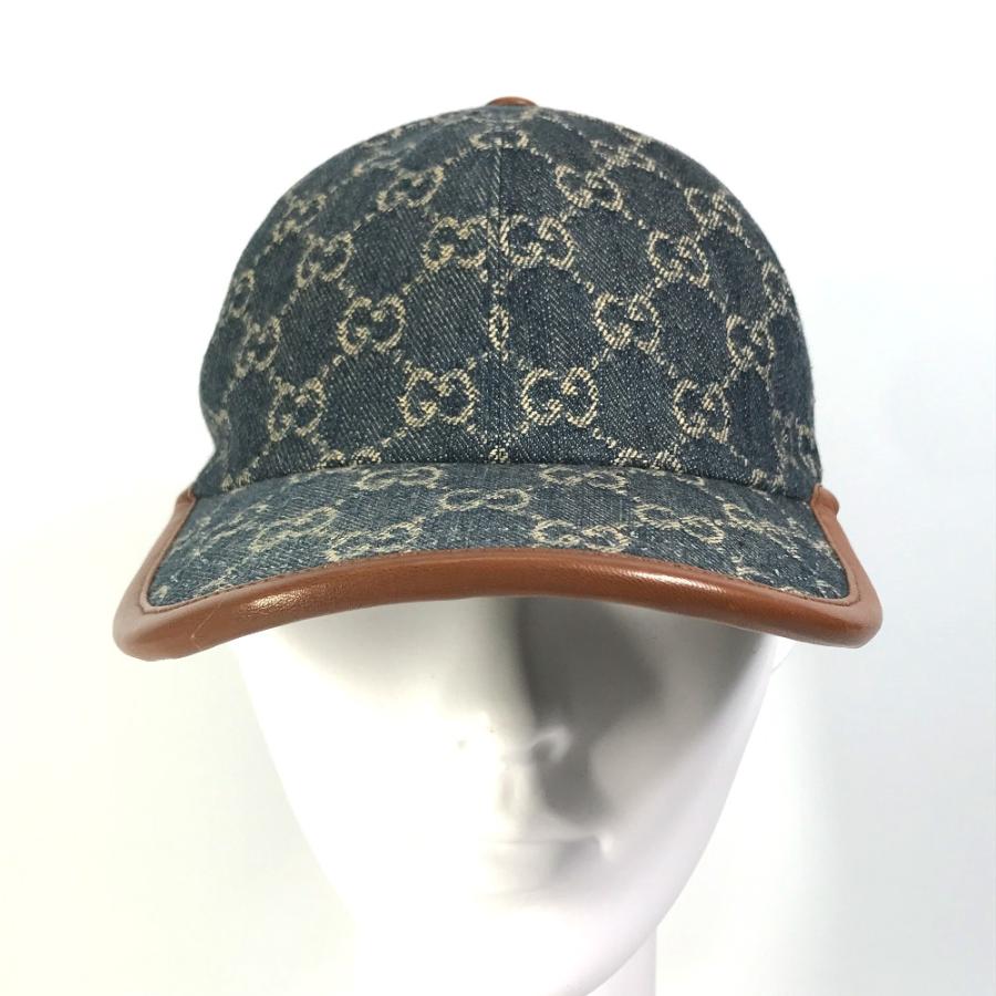 GUCCI グッチ 656206 GG ロゴ 帽子 キャップ帽 ベースボール