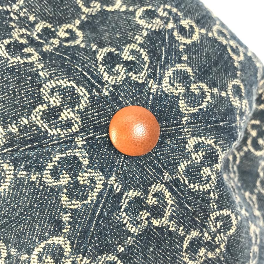 GUCCI（グッチ） 656206 GG ロゴ 帽子 キャップ帽 ベースボール デニム