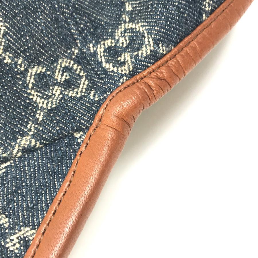 GUCCI グッチ 656206 GG ロゴ 帽子 キャップ帽 ベースボール デニム キャップ ネイビー ユニセックス【中古】_7