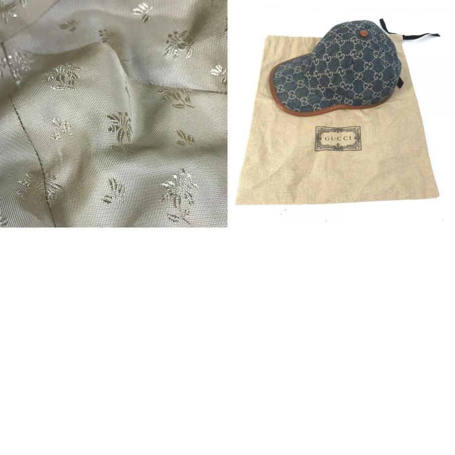 GUCCI（グッチ） 656206 GG ロゴ 帽子 キャップ帽 ベースボール デニム