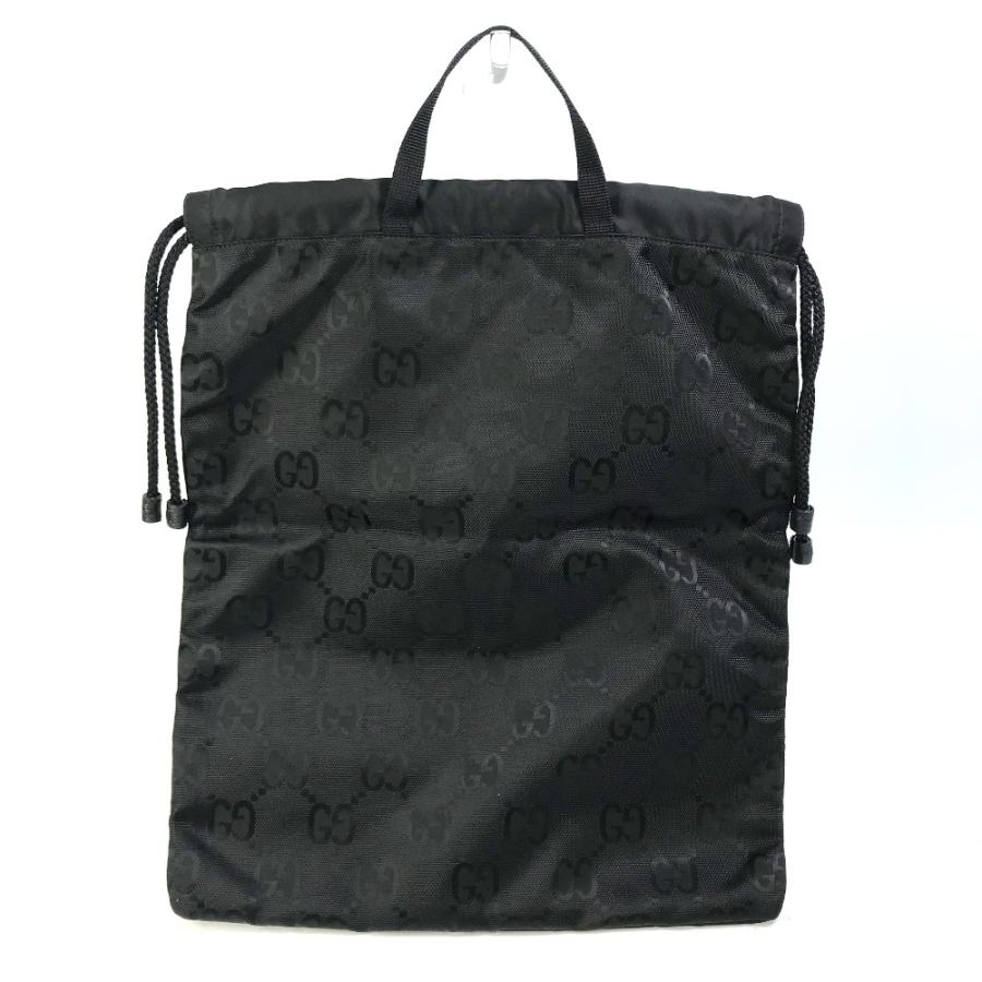 未使用 GUCCI グッチ 674247 ランドリーバッグ オフザグリッド GG ハンドバッグ ブラック ユニセックス【中古】 | GUCCI | 01