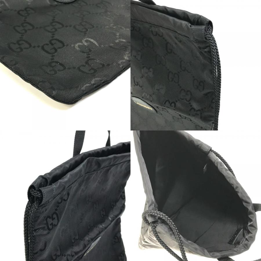 未使用 GUCCI グッチ 674247 ランドリーバッグ オフザグリッド GG ハンドバッグ ブラック ユニセックス【中古】 | GUCCI | 08