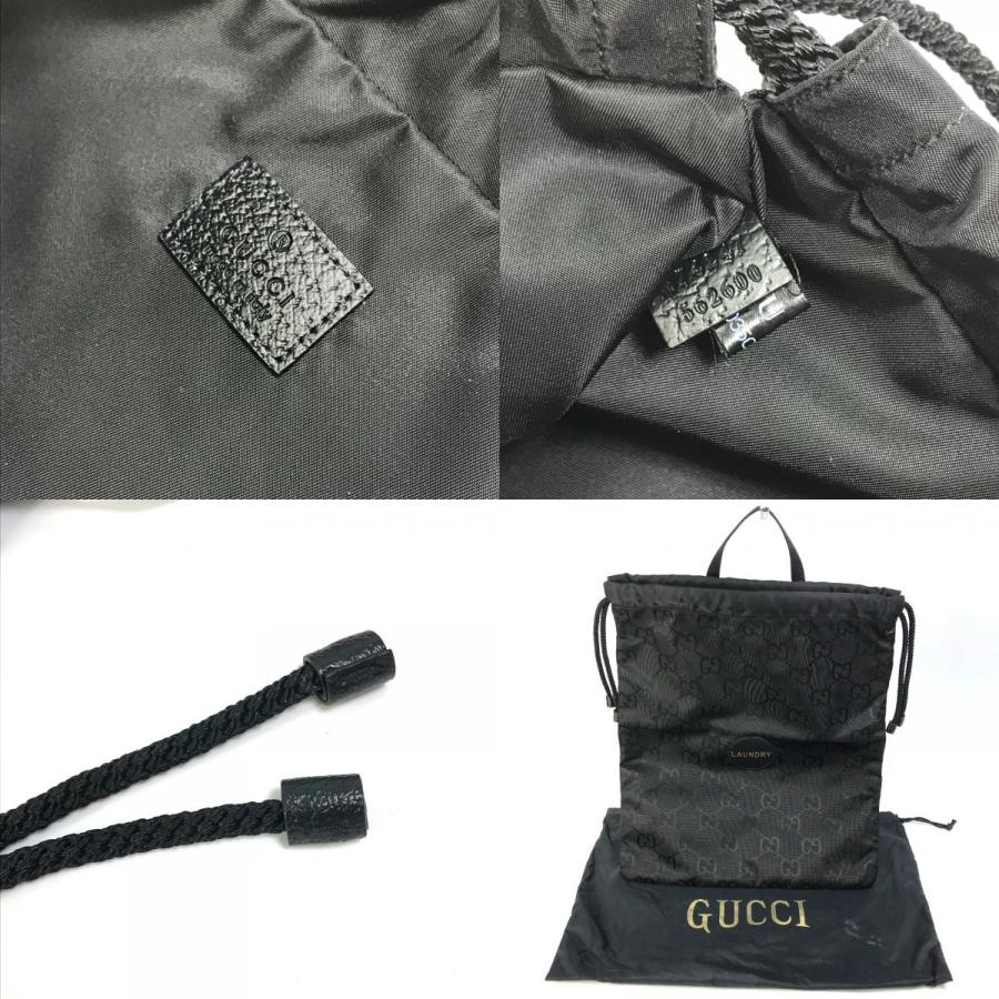 未使用 GUCCI グッチ 674247 ランドリーバッグ オフザグリッド GG ハンドバッグ ブラック ユニセックス【中古】 | GUCCI | 09