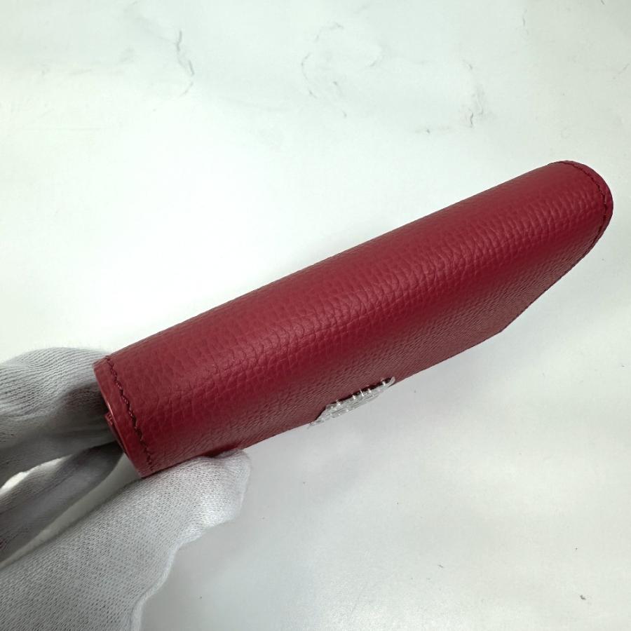 未使用 LOEWE ロエベ トライフォールド ウォレット コンパクト アナグラム 3つ折り財布 ピンク系 レディース【中古】 | LOEWE | 04