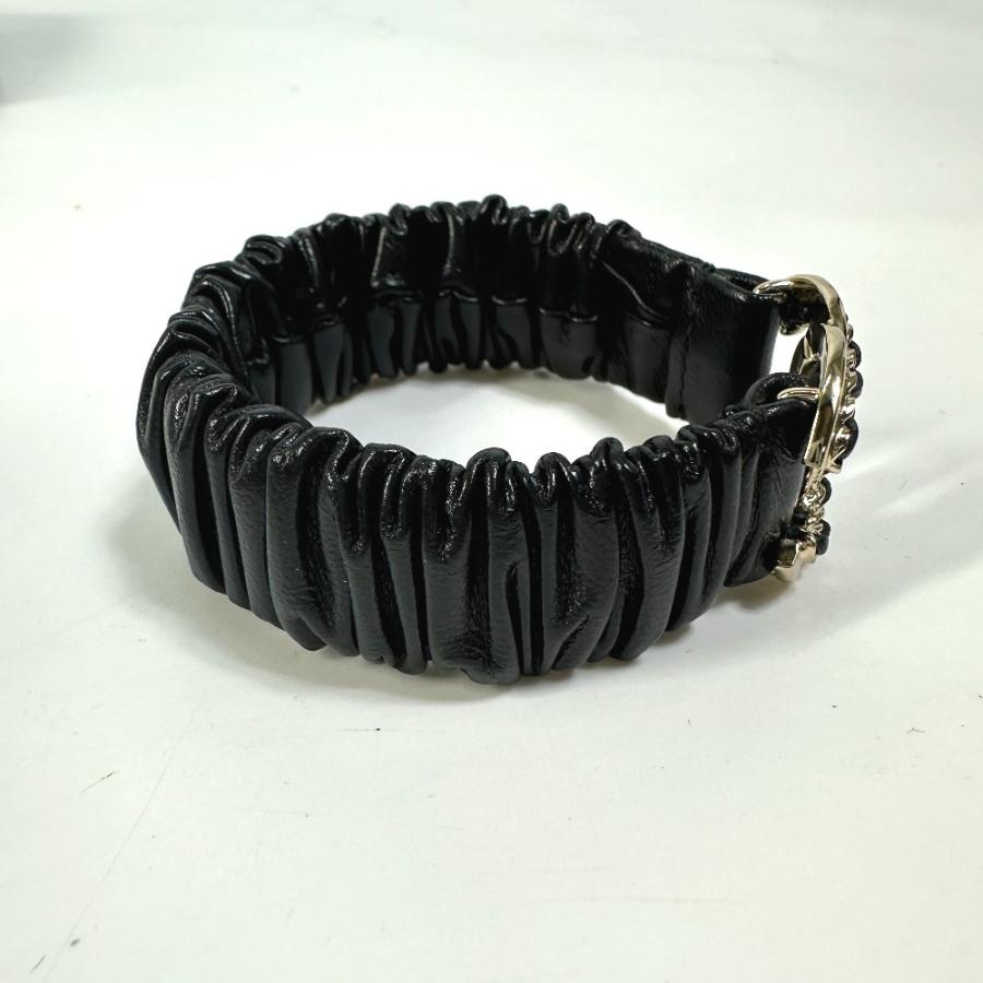 CHANEL シャネル B22P CC ココマーク シュシュ ブラック レディース【中古】 | CHANEL | 03