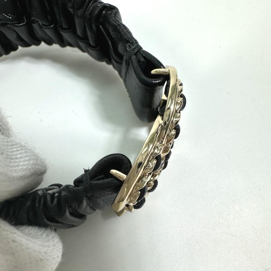 CHANEL シャネル B22P CC ココマーク シュシュ ブラック レディース【中古】 | CHANEL | 06