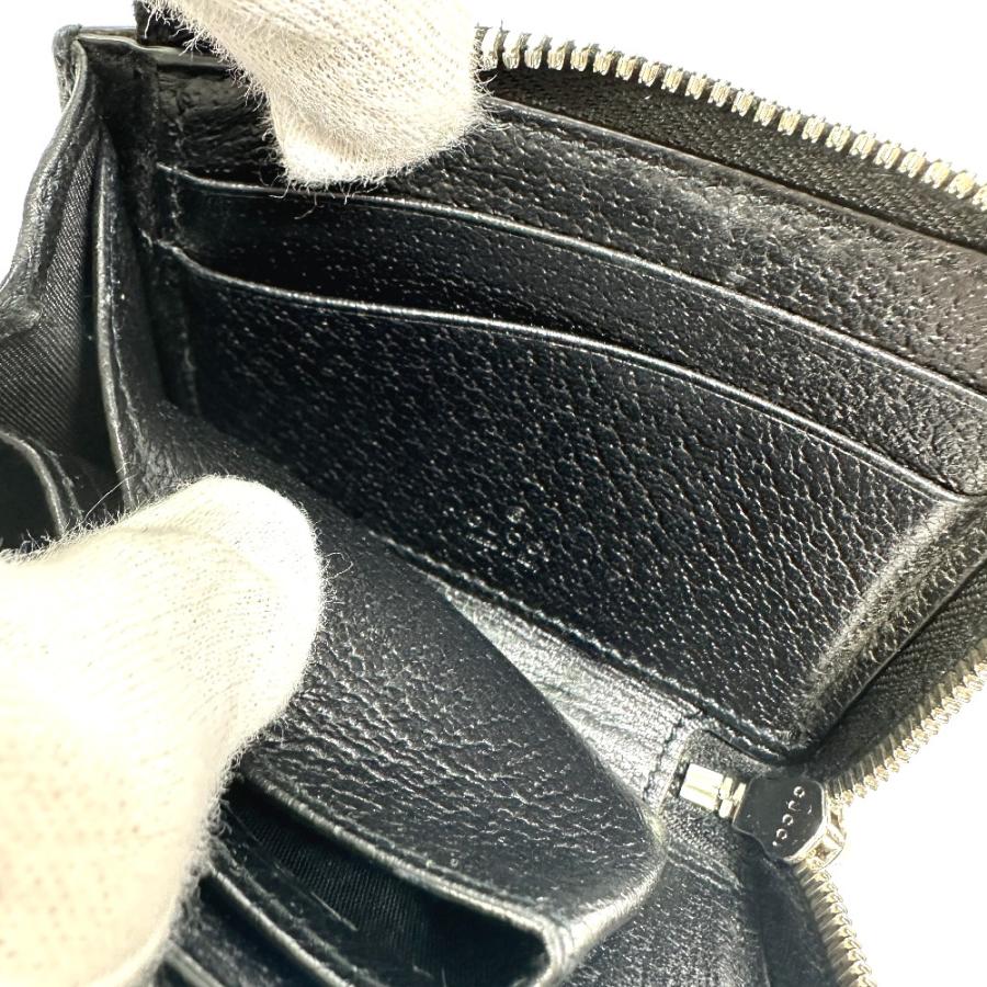 GUCCI グッチ 657587 オフザグリッド ミニウォレット GG コインケース ブラック レディース【中古】 | GUCCI | 08