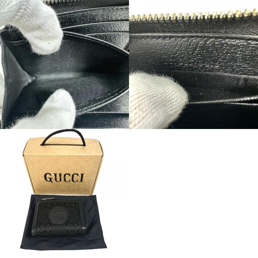GUCCI グッチ 657587 オフザグリッド ミニウォレット GG コインケース ブラック レディース【中古】 | GUCCI | 09