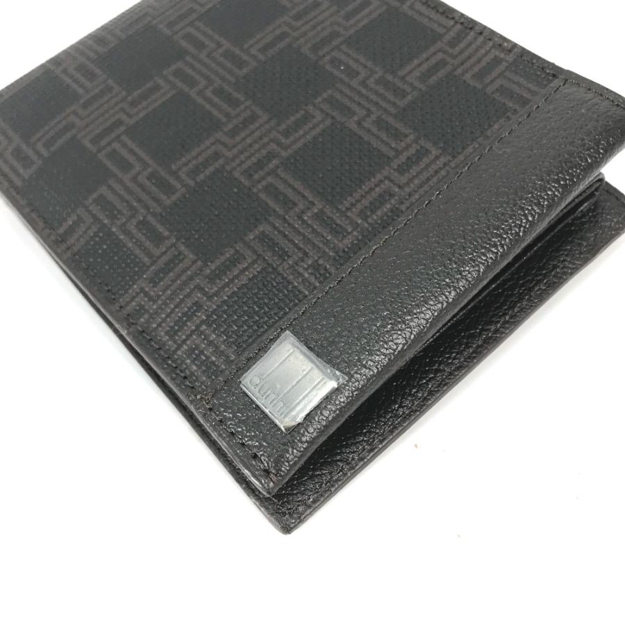 新品同様 Dunhill ダンヒル 短財布 コンパクトウォレット ロゴ 2つ折り財布 ダークブラウン系 メンズ【中古】 | dunhill | 04