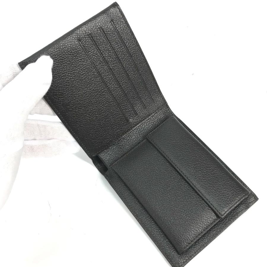 新品同様 Dunhill ダンヒル 短財布 コンパクトウォレット ロゴ 2つ折り財布 ダークブラウン系 メンズ【中古】 | dunhill | 07