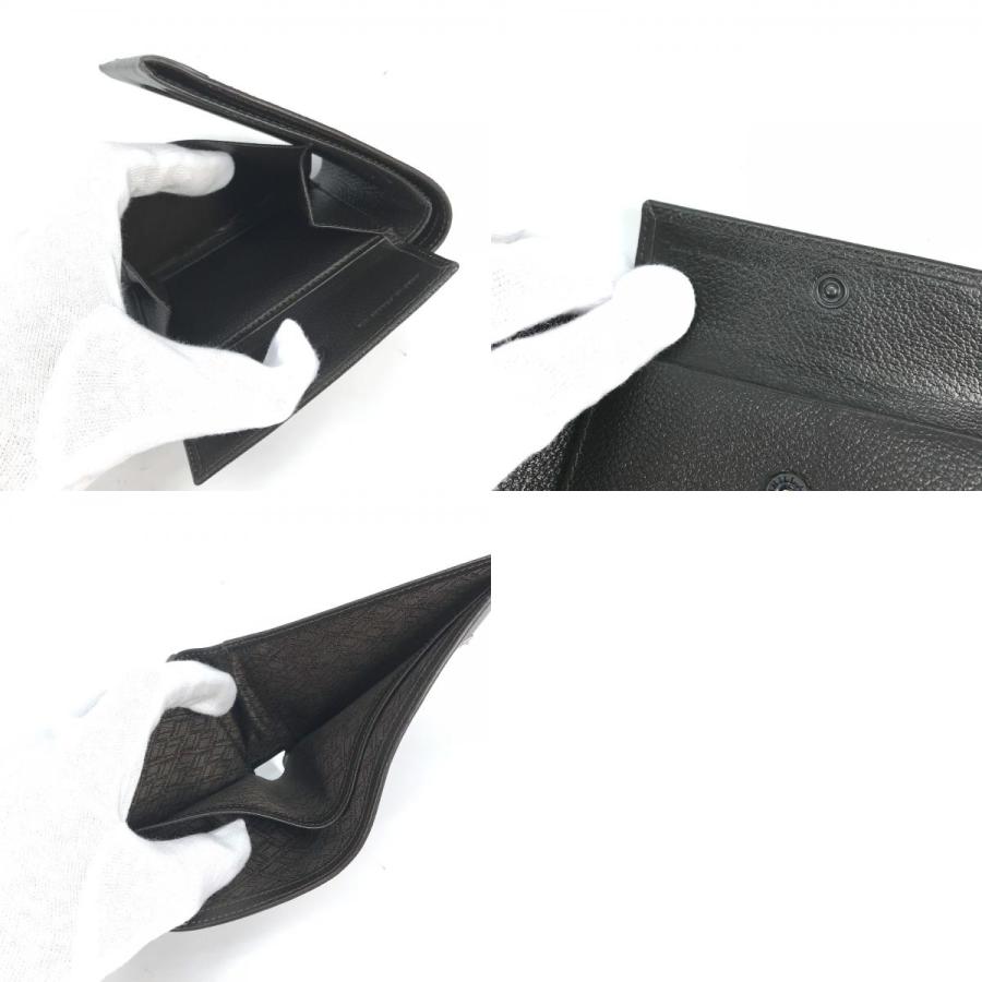 新品同様 Dunhill ダンヒル 短財布 コンパクトウォレット ロゴ 2つ折り財布 ダークブラウン系 メンズ【中古】 | dunhill | 09