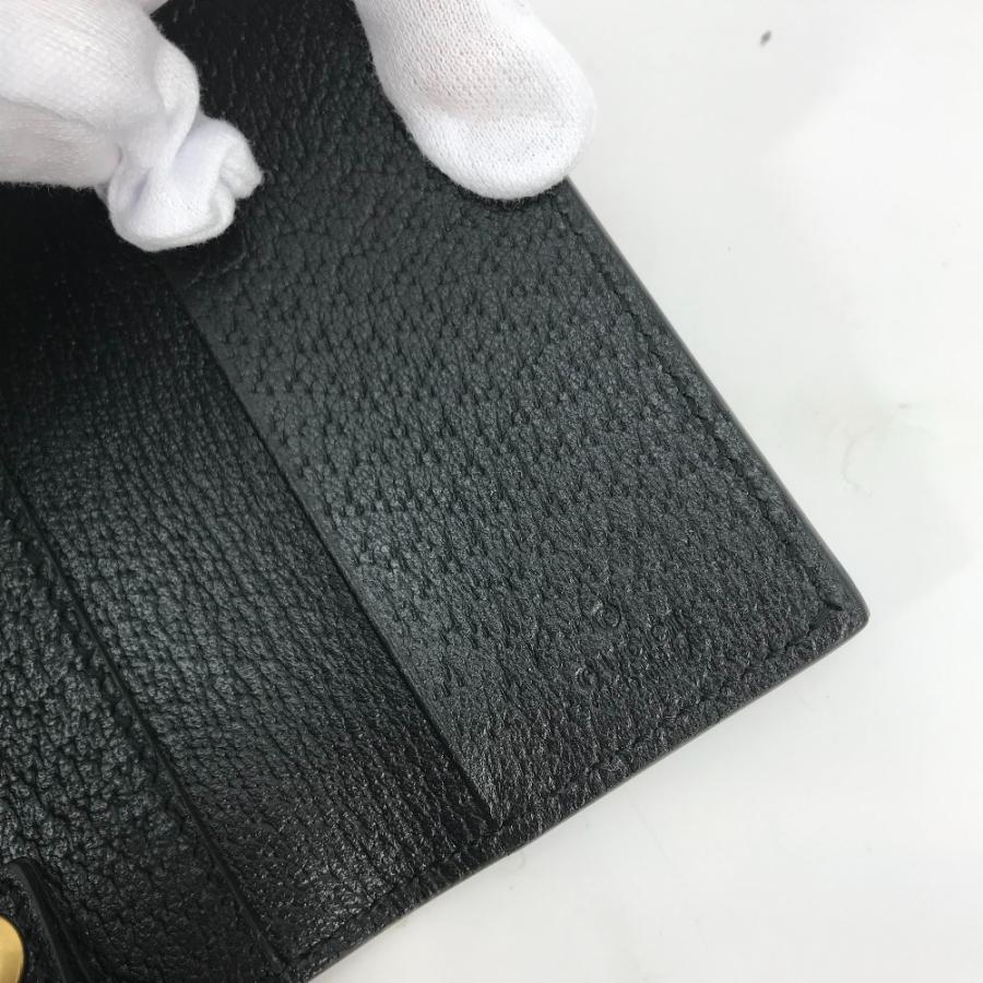 美品 GUCCI グッチ 435305 6連 鍵 GGマーモント キーケース ブラック レディース【中古】 | GUCCI | 09