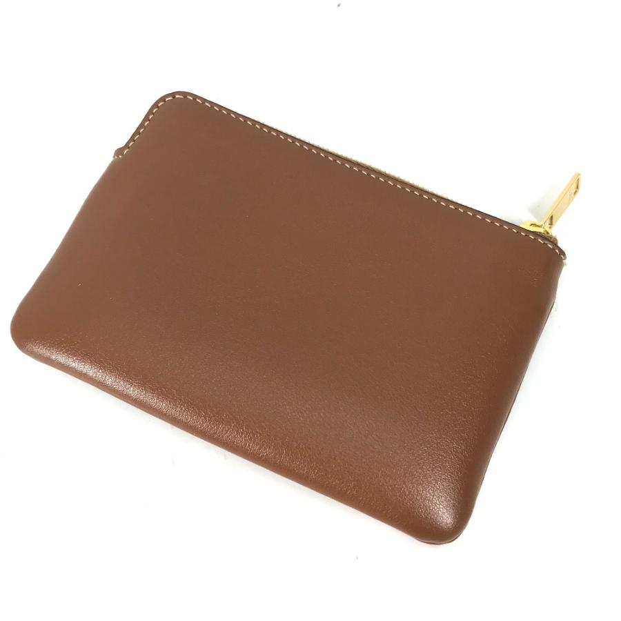 美品 CELINE セリーヌ キーリング付き コインケース 小銭入れ 財布 名刺入れ トリオンフ キュイル カードケース タン ブラウン【中古】 | CELINE | 06