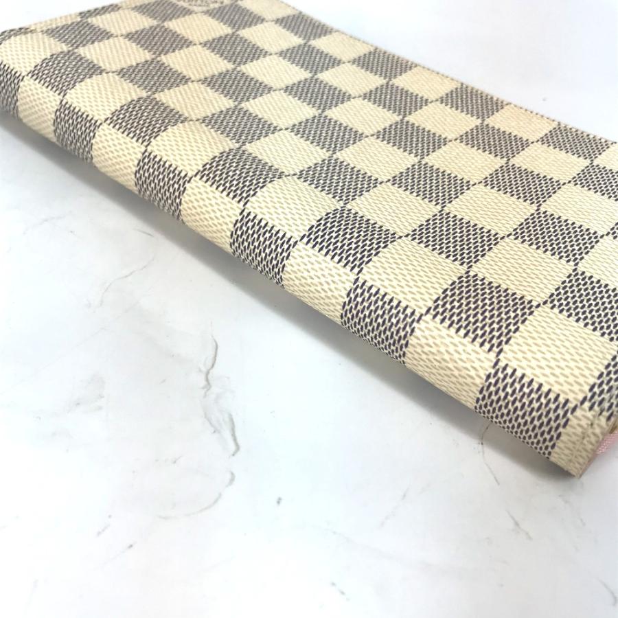 LOUIS VUITTON ルイヴィトン N63503 ジッピーウォレット ラウンドファスナー ダミエアズール 長財布 ローズバレリーヌ【中古】 | LOUIS VUITTON | 03