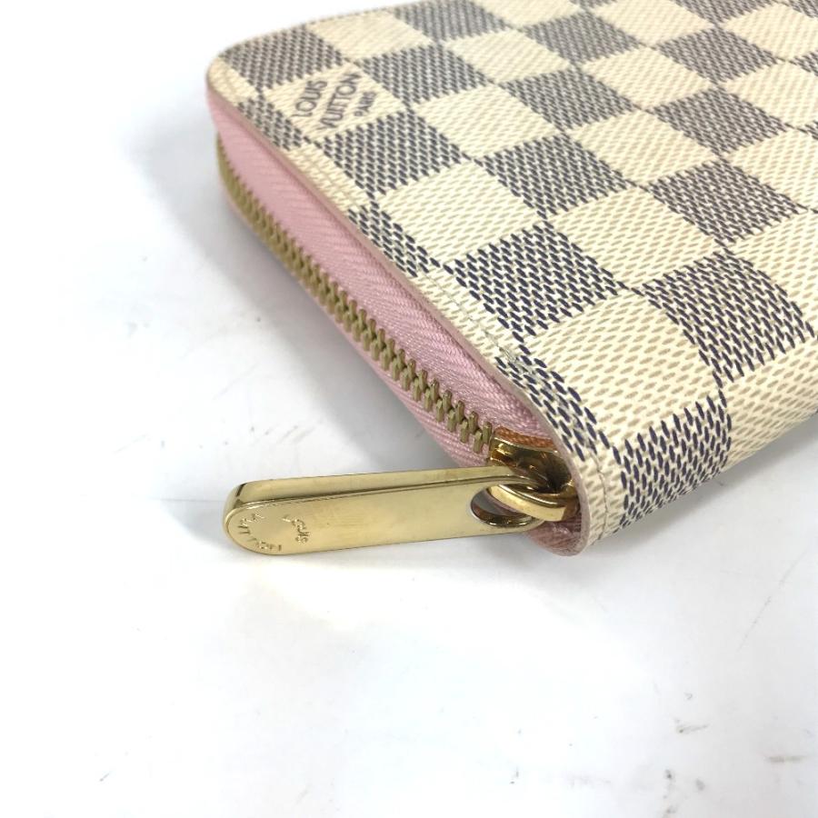 LOUIS VUITTON ルイヴィトン N63503 ジッピーウォレット ラウンドファスナー ダミエアズール 長財布 ローズバレリーヌ【中古】 | LOUIS VUITTON | 04