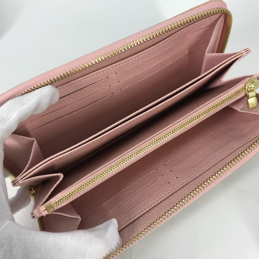 LOUIS VUITTON ルイヴィトン N63503 ジッピーウォレット ラウンドファスナー ダミエアズール 長財布 ローズバレリーヌ【中古】 | LOUIS VUITTON | 06