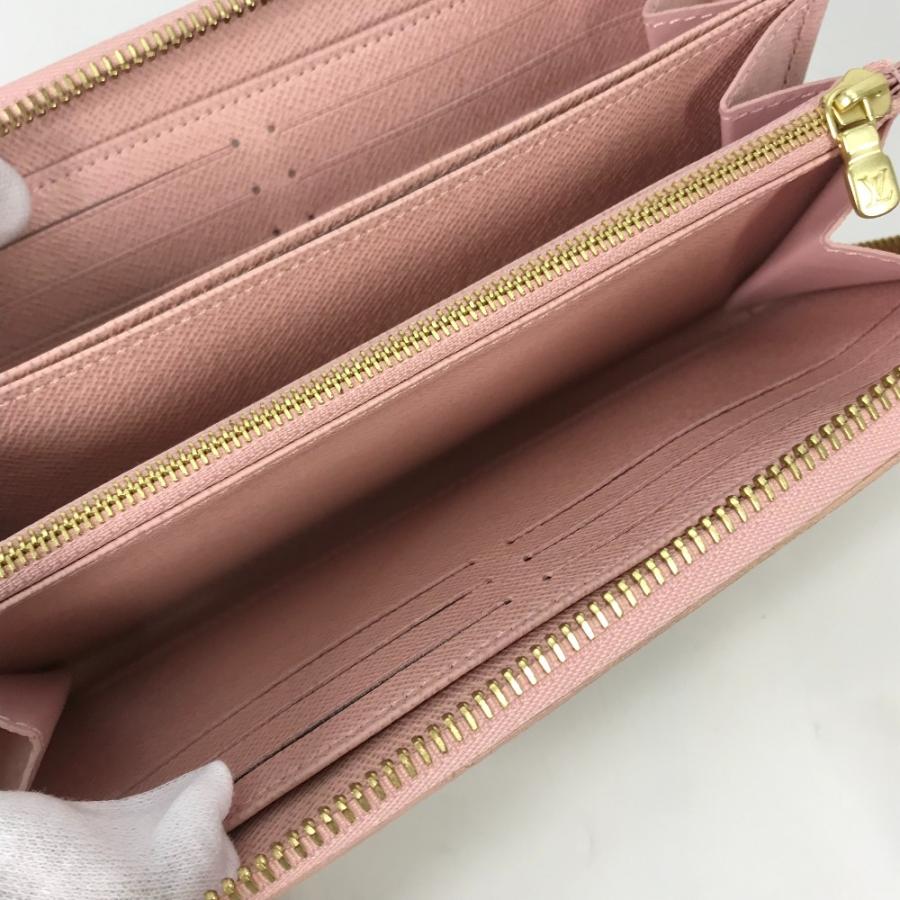 LOUIS VUITTON ルイヴィトン N63503 ジッピーウォレット ラウンドファスナー ダミエアズール 長財布 ローズバレリーヌ【中古】 | LOUIS VUITTON | 08