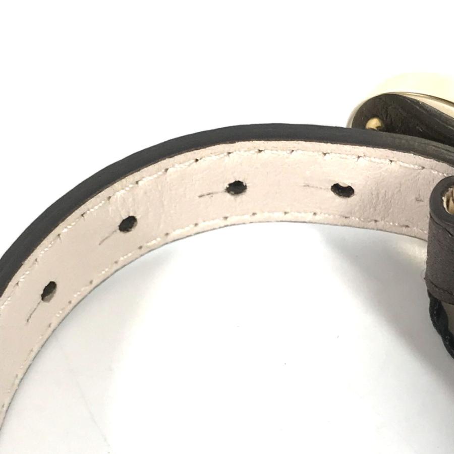 美品 BVLGARI ブルガリ 130周年記念 アクセサリー 革ブレス ブレスレット ブラウン レディース【中古】 | BVLGARI | 07