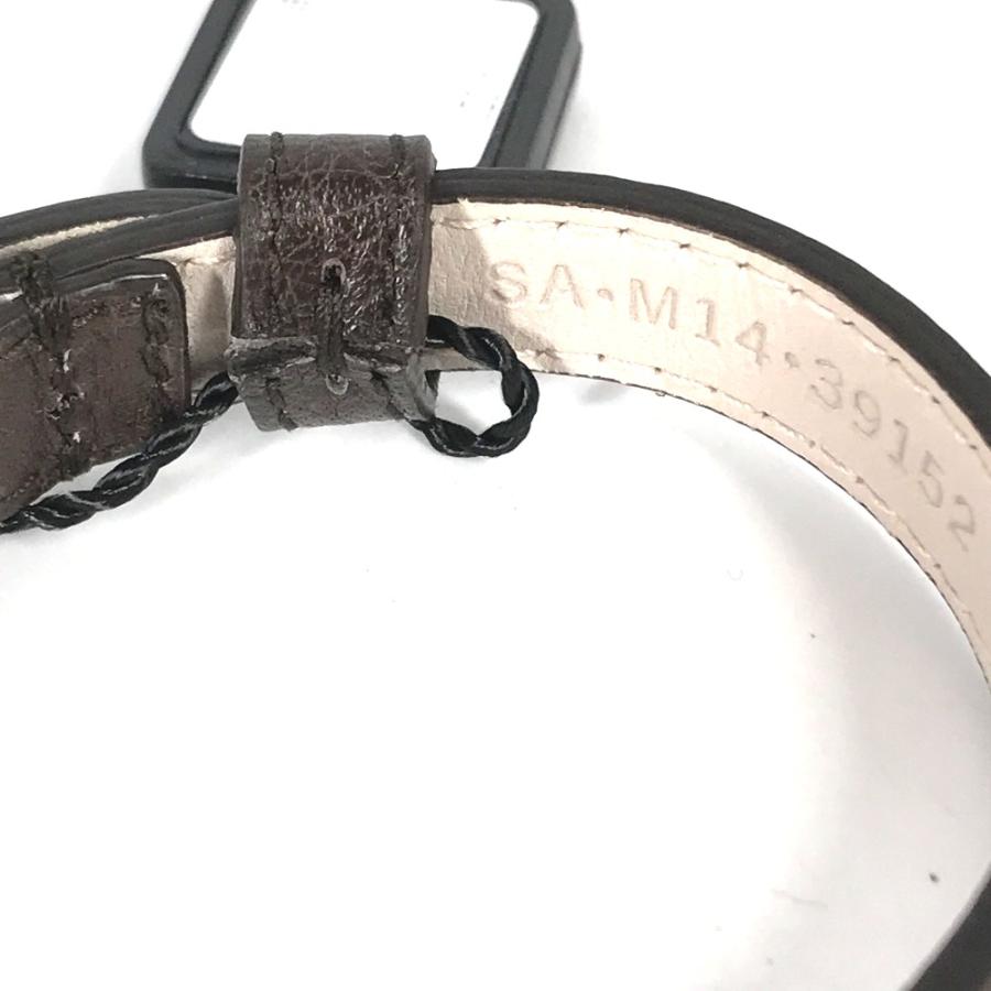 美品 BVLGARI ブルガリ 130周年記念 アクセサリー 革ブレス ブレスレット ブラウン レディース【中古】 | BVLGARI | 08