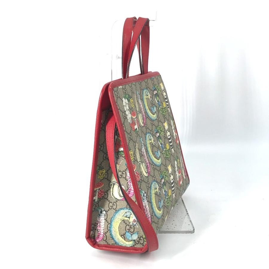 GUCCI グッチ 612992 チルドレンズ キャット 猫 2WAY ショルダーバッグ 斜め掛け GG ヒグチユウコ ハンドバッグ ベージュ キッズ【中古】 | GUCCI | 02