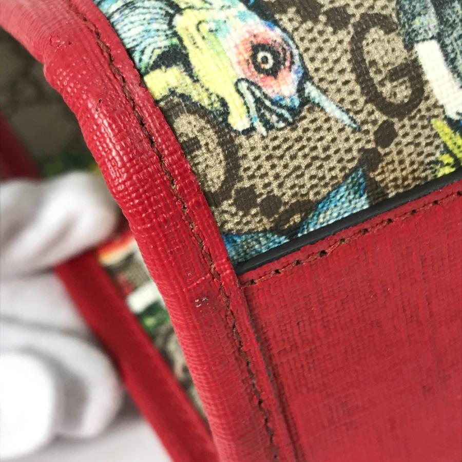 GUCCI グッチ 612992 チルドレンズ キャット 猫 2WAY ショルダーバッグ 斜め掛け GG ヒグチユウコ ハンドバッグ ベージュ キッズ【中古】 | GUCCI | 06