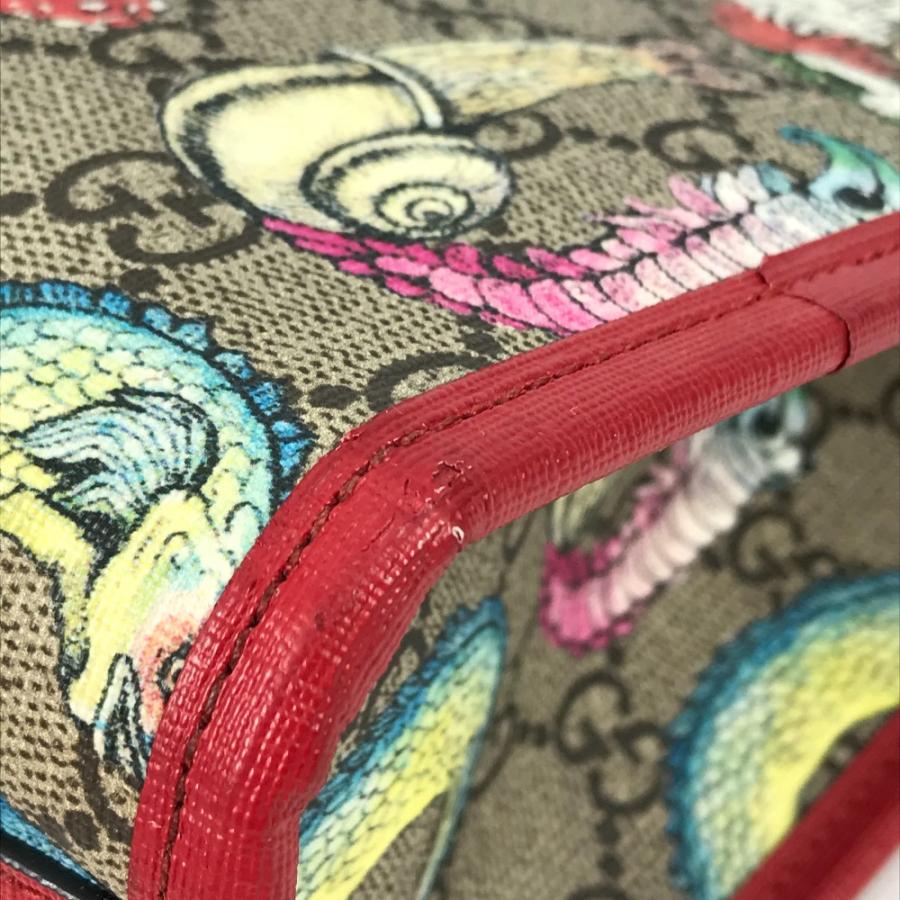 GUCCI グッチ 612992 チルドレンズ キャット 猫 2WAY ショルダーバッグ 斜め掛け GG ヒグチユウコ ハンドバッグ ベージュ キッズ【中古】 | GUCCI | 07