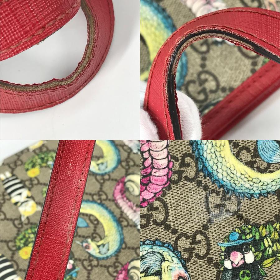 GUCCI グッチ 612992 チルドレンズ キャット 猫 2WAY ショルダーバッグ 斜め掛け GG ヒグチユウコ ハンドバッグ ベージュ キッズ【中古】 | GUCCI | 08