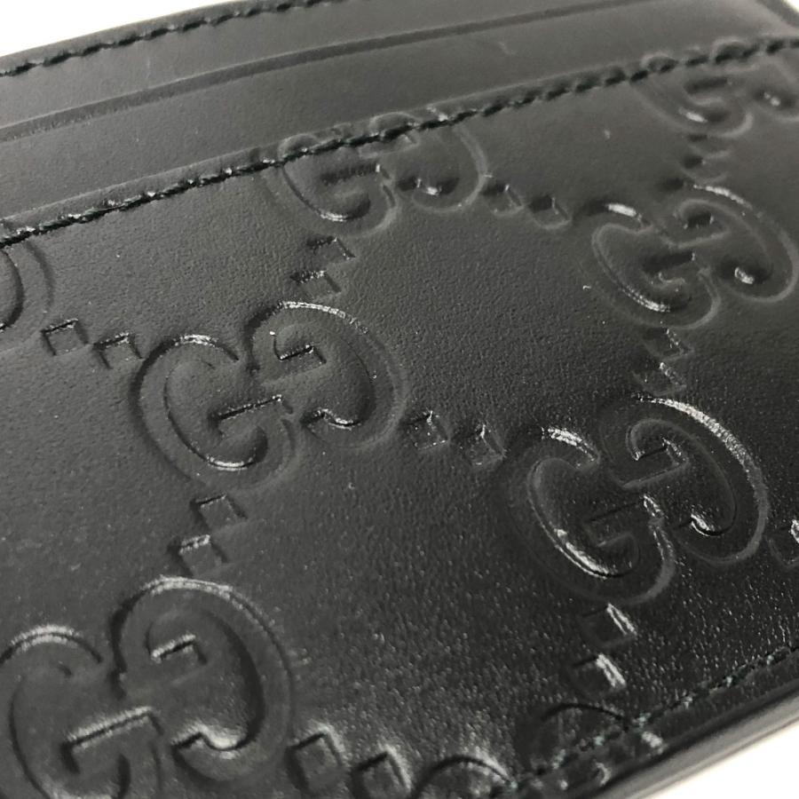 GUCCI グッチ 473927  シマ カードケース ブラック メンズ【中古】 | GUCCI | 06