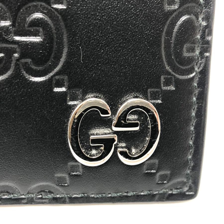 GUCCI グッチ 473927  シマ カードケース ブラック メンズ【中古】 | GUCCI | 07