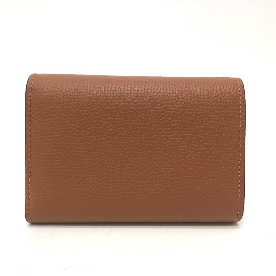 LOEWE ロエベ バーティカル ウォレット スモール コンパクト アナグラム 3つ折り財布 ブラウン レディース【中古】 | LOEWE | 01