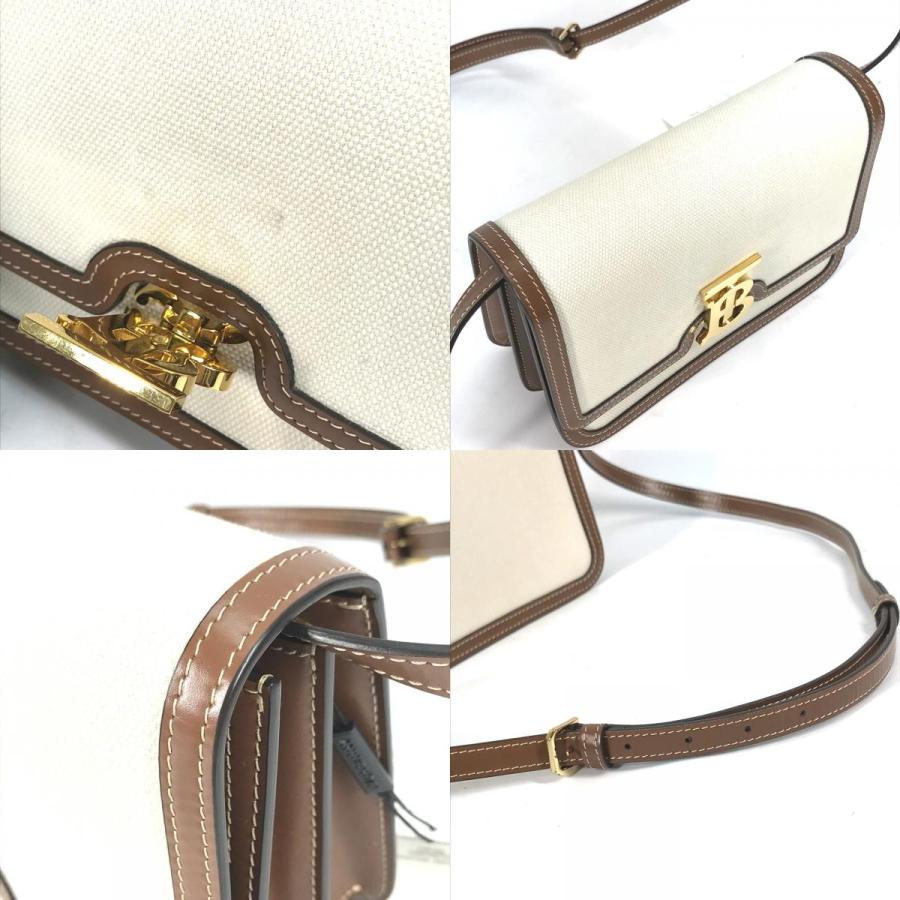 【美品】バーバリー　ショルダーバッグ　オールレザー　斜め掛け　スクエア　ロゴ金具 美品】バーバリー ショルダーバッグ オールレザー 斜め掛け