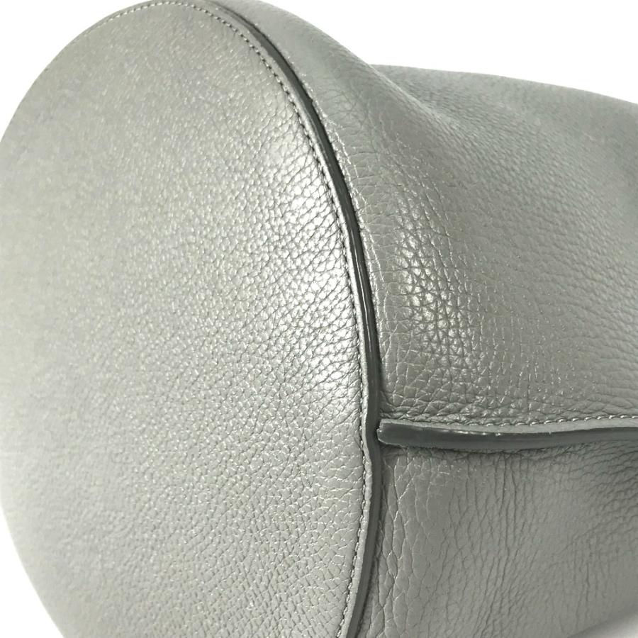 CELINE セリーヌ 187243 ビッグバッグ バケット カバン バケツ型 肩掛け ハンドバッグ グレー レディース【中古】 | CELINE | 06