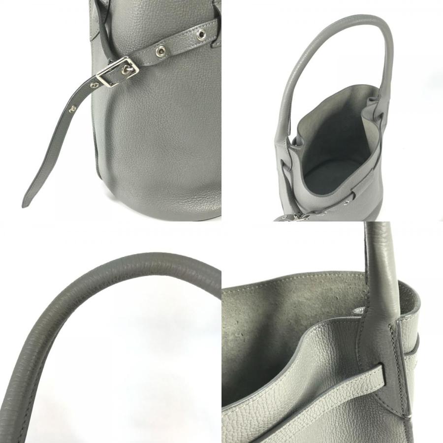 CELINE セリーヌ 187243 ビッグバッグ バケット カバン バケツ型 肩掛け ハンドバッグ グレー レディース【中古】 | CELINE | 08