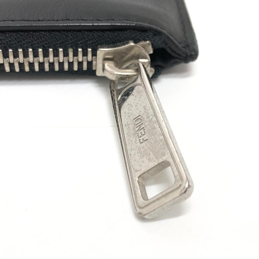 FENDI フェンディ 7N0078  セカンドバッグ LOVE クラッチバッグ ブラック メンズ【中古】 | FENDI | 02