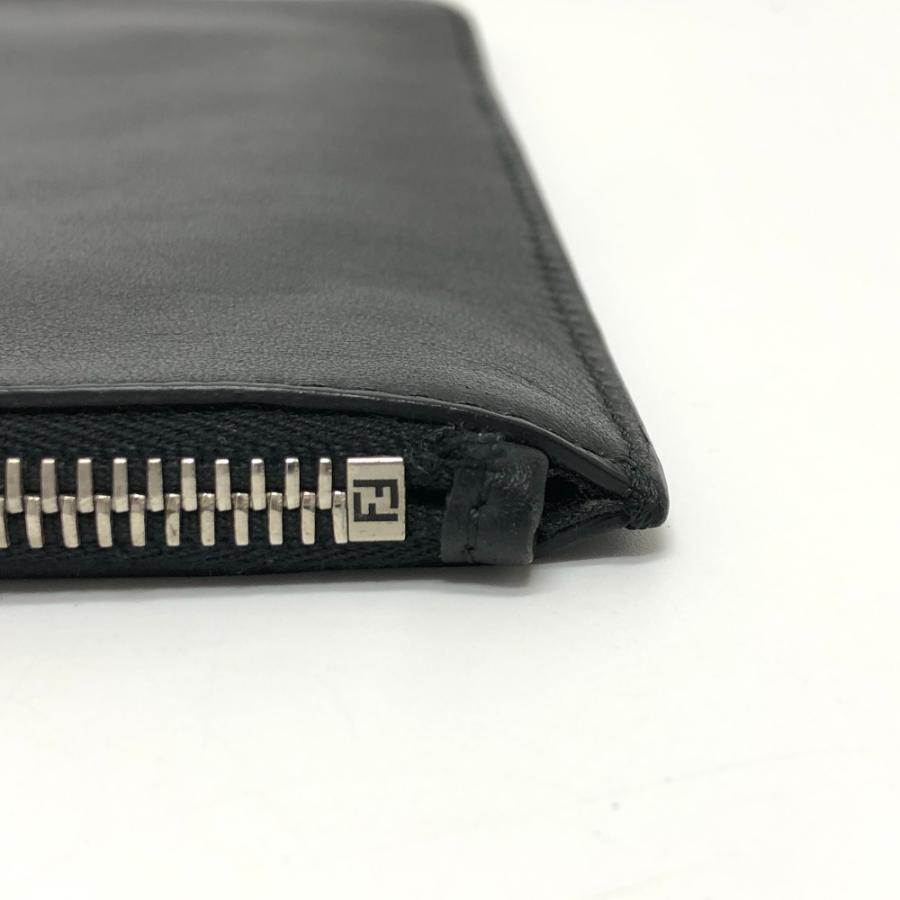 FENDI フェンディ 7N0078  セカンドバッグ LOVE クラッチバッグ ブラック メンズ【中古】 | FENDI | 03